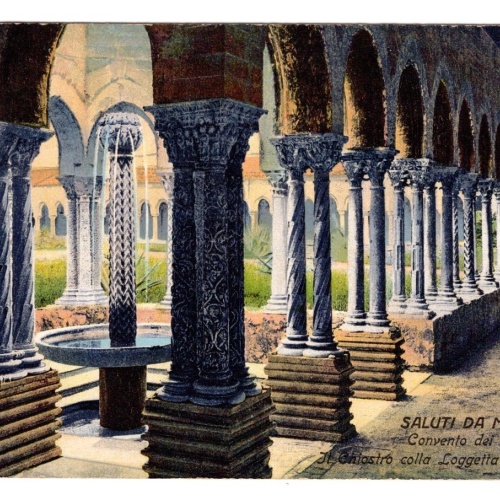 AK, Saluti da Monreale, Italien, Ansichtskarte (S5706)