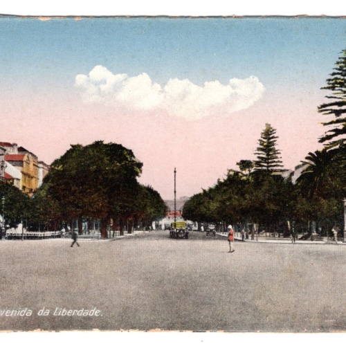 AK, Lisboa, Avenida da Liberdade, Portugal, Ansichtskarte (S5711)
