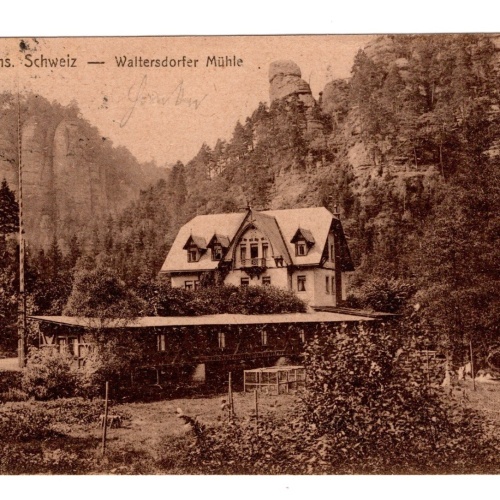 AK, Bad Schandau, Waltersdorfer Mühle, Sachsen, Ansichtskarte (S5722)