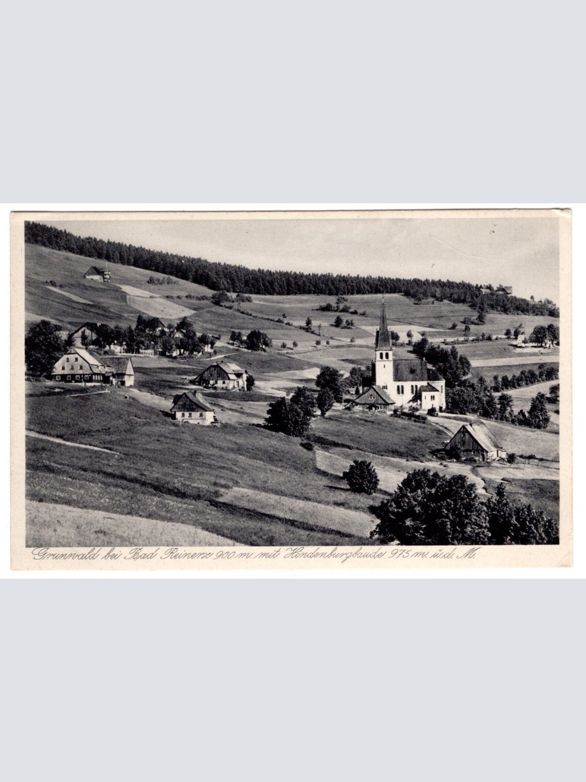 AK, Grunnwald bei Bad Reinerz, Polen, Ansichtskarte (S5731)