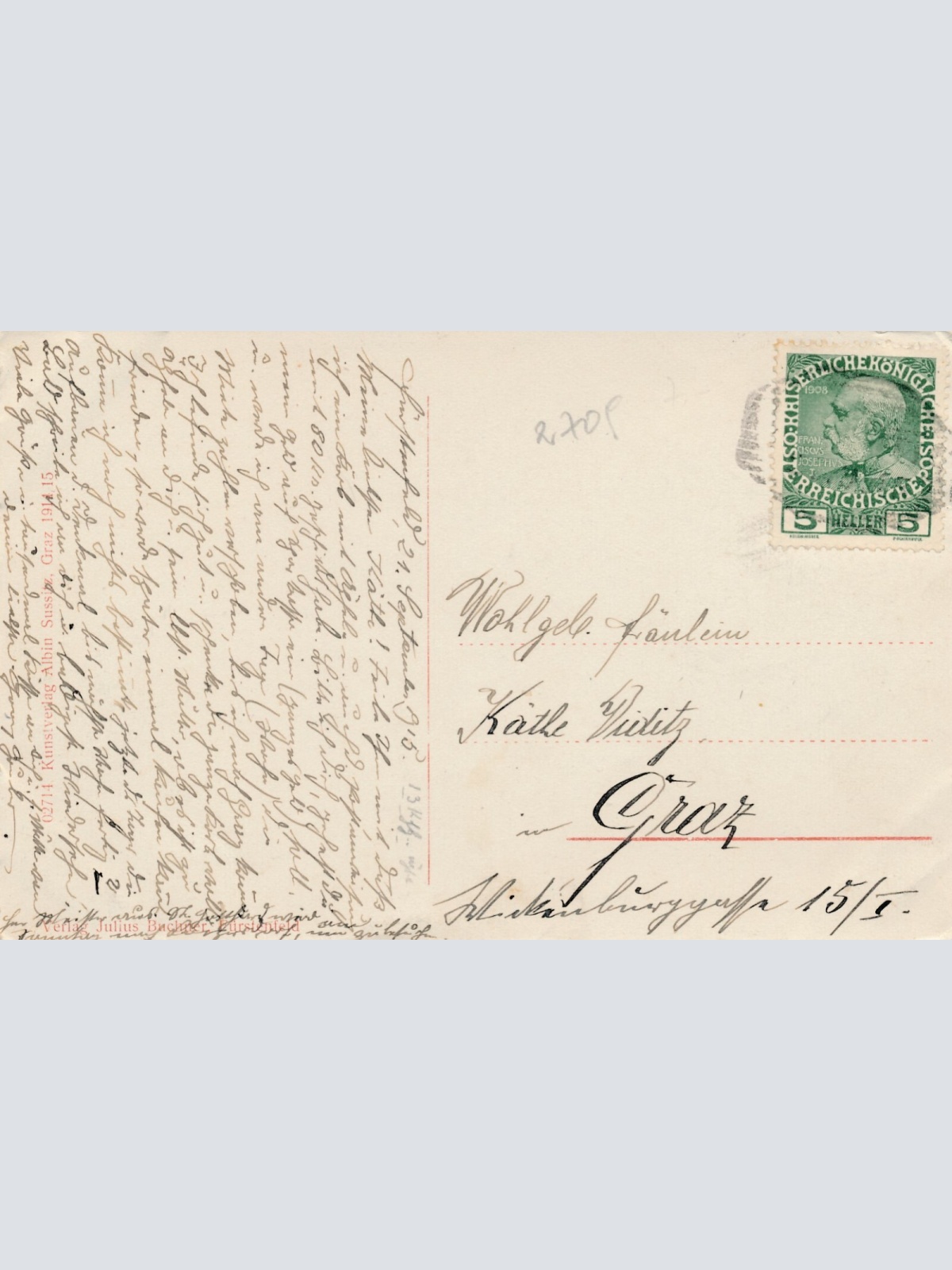 AK aus Fürstenfeld Schillerstraße Steiermark Ansichtskarte (14159)