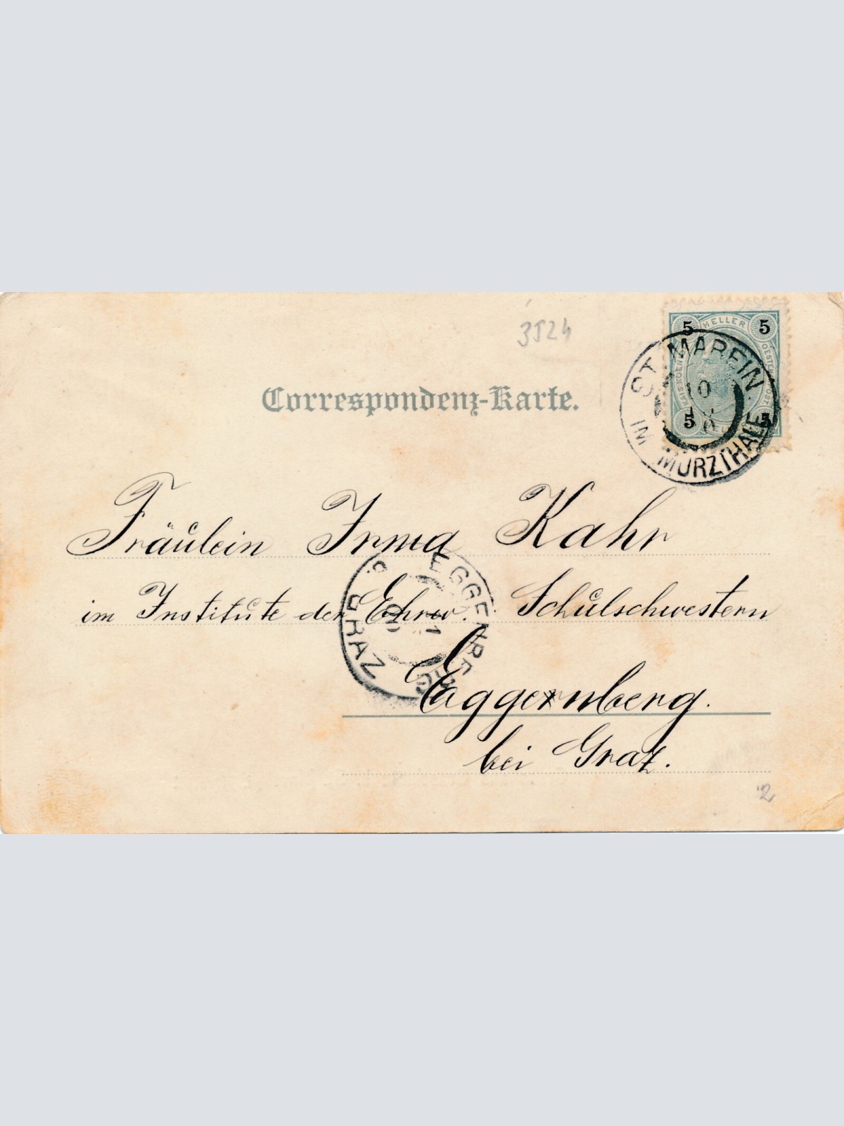 AK gruss aus Graschnitz b. St. Marein Steiermark Ansichtskarte (14152)