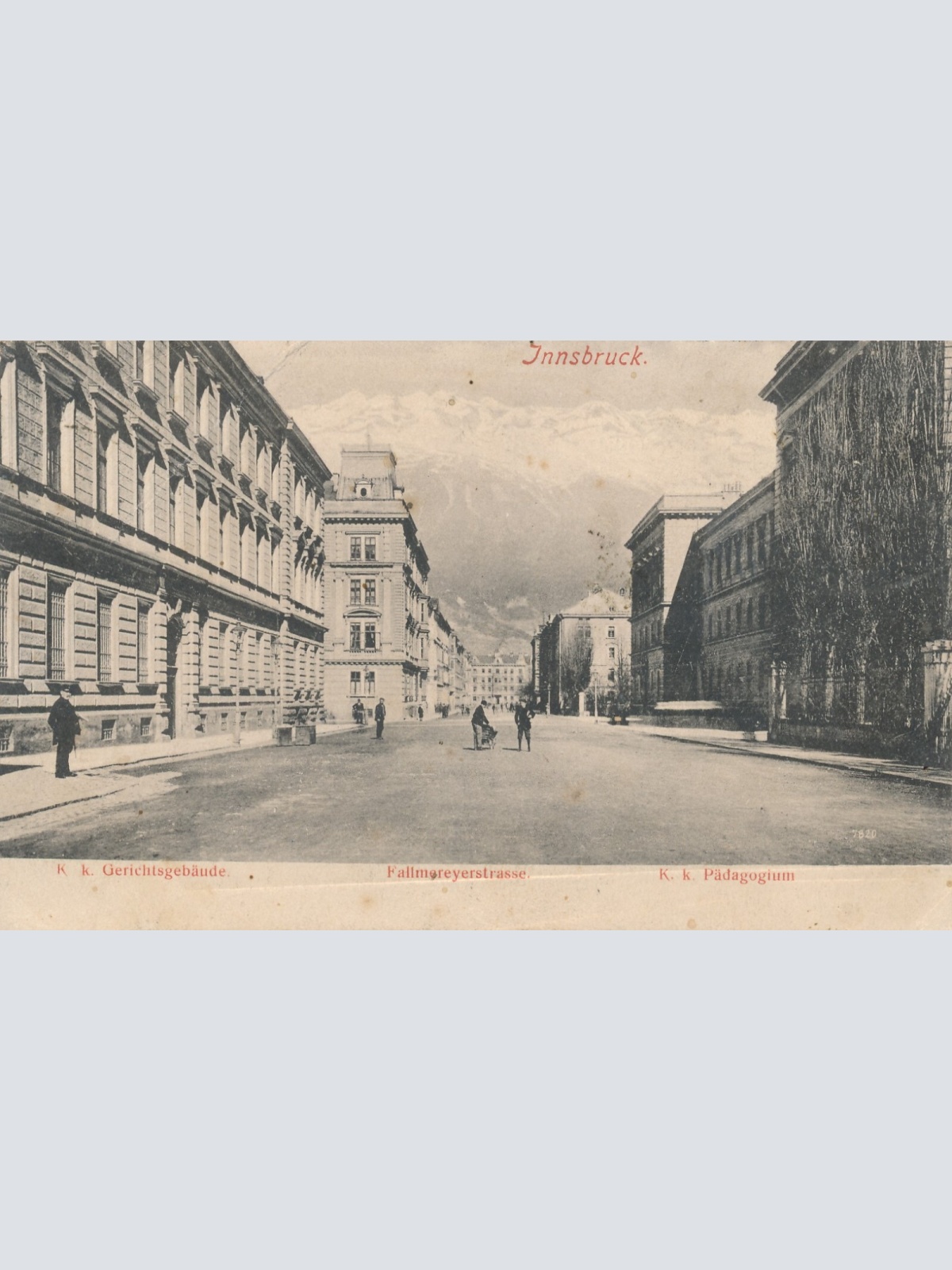 AK aus Innsbruck mit Gerichtsgebäude Tirol Ansichtskarte (14180)