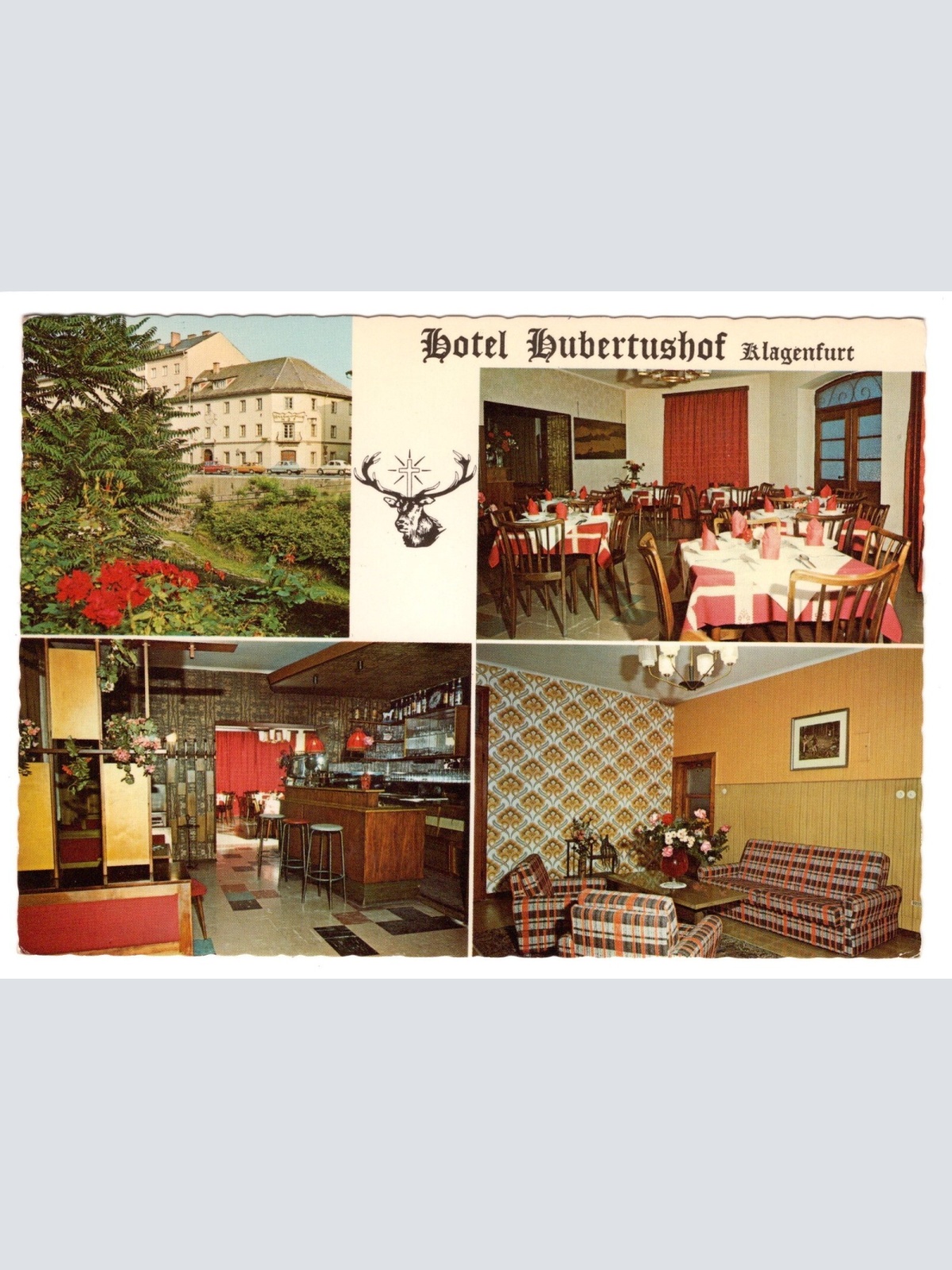 AK, Hotel Hubertushof, Klagenfurt, Kärnten, Ansichtskarte (S5744)