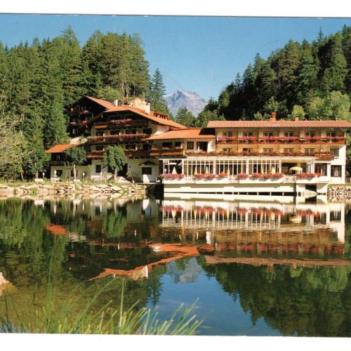 AK, Hotel Tristachersee, Amlach, Tirol, Ansichtskarte (S5760)