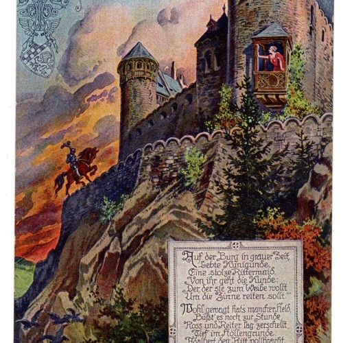 AK, Die Kynast Sage, Ansichtskarte (S5784)