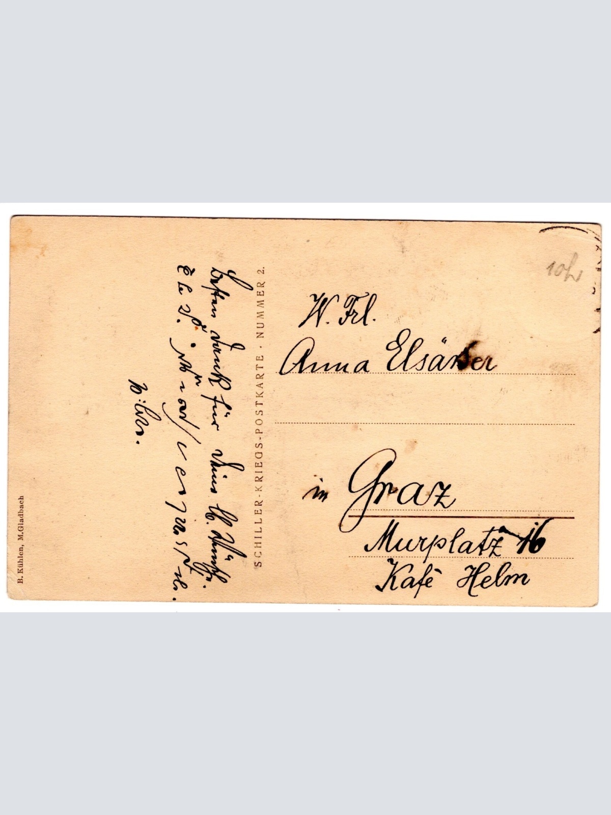 AK, Nichtswürdig ist die Nation, die nicht ihr Alles, Ansichtskarte (S5788)