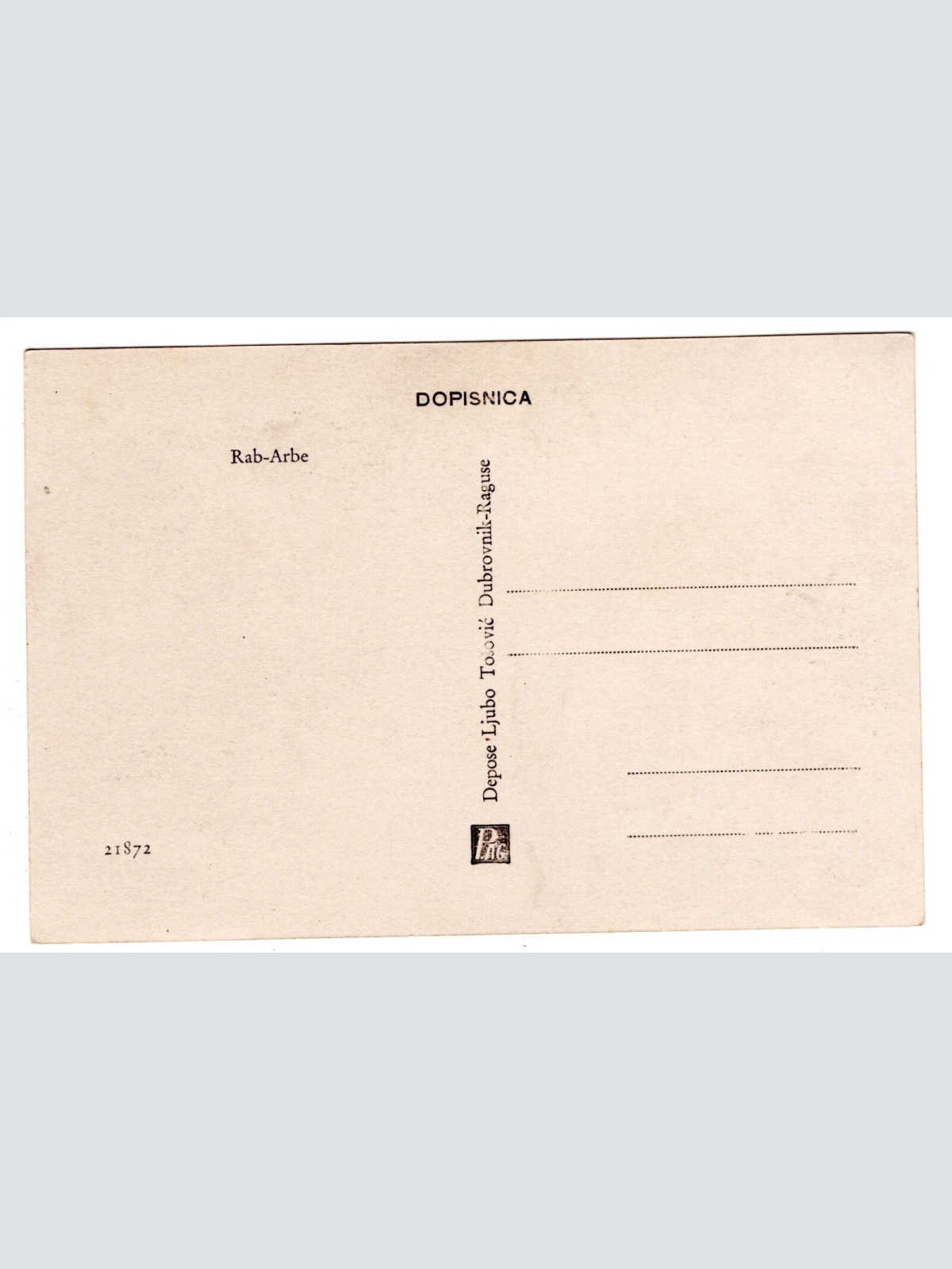 AK, Rab-Arbe, Kroatien, Ansichtskarte (S5803)