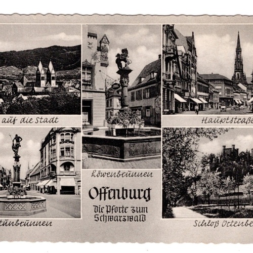 AK, Offenburg, Baden-Württemberg, Ansichtskarte (S5827)