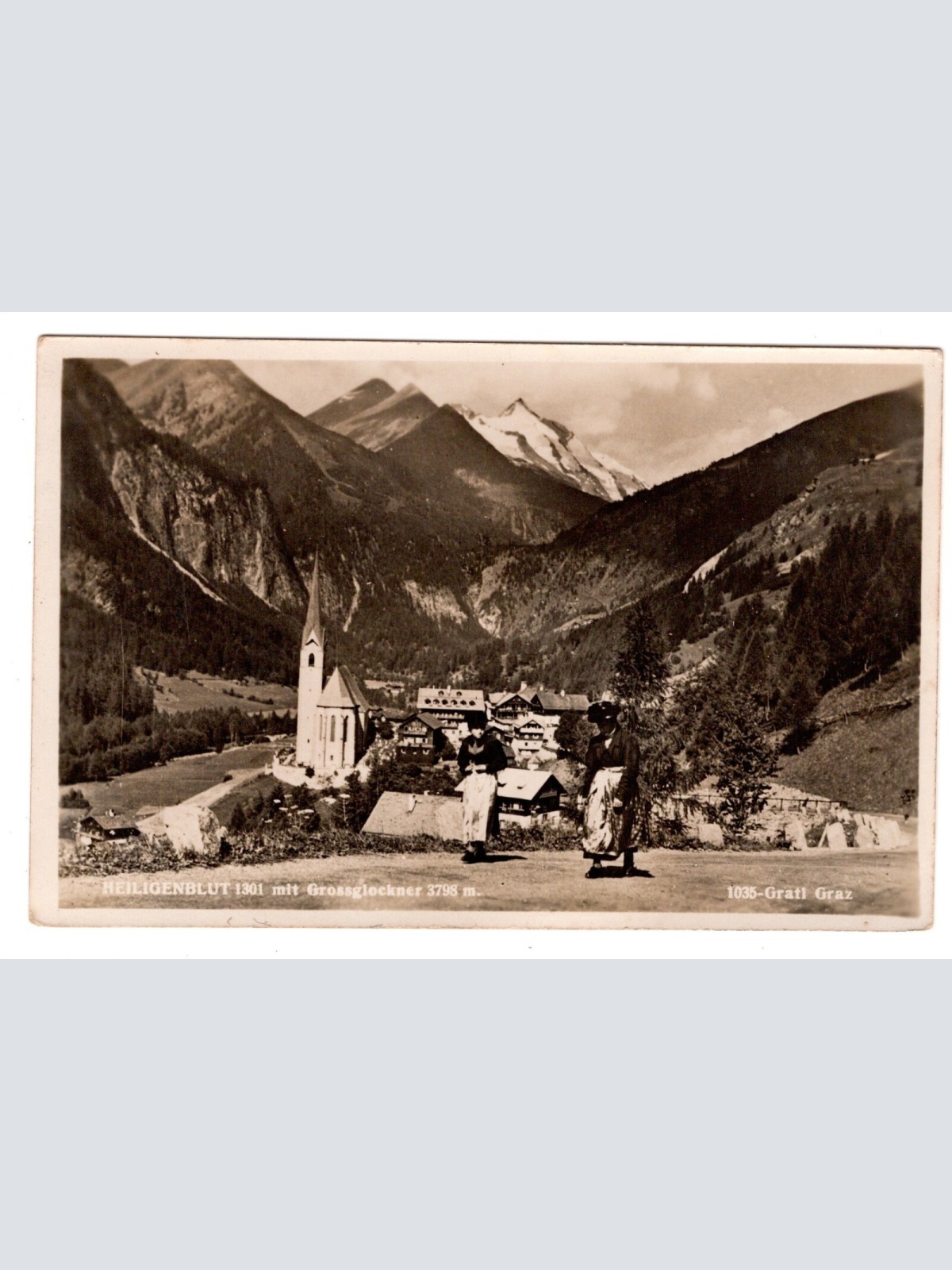 AK, Heiligenblut mit Großglockner, Kärnten, Ansichtskarte (S5851)