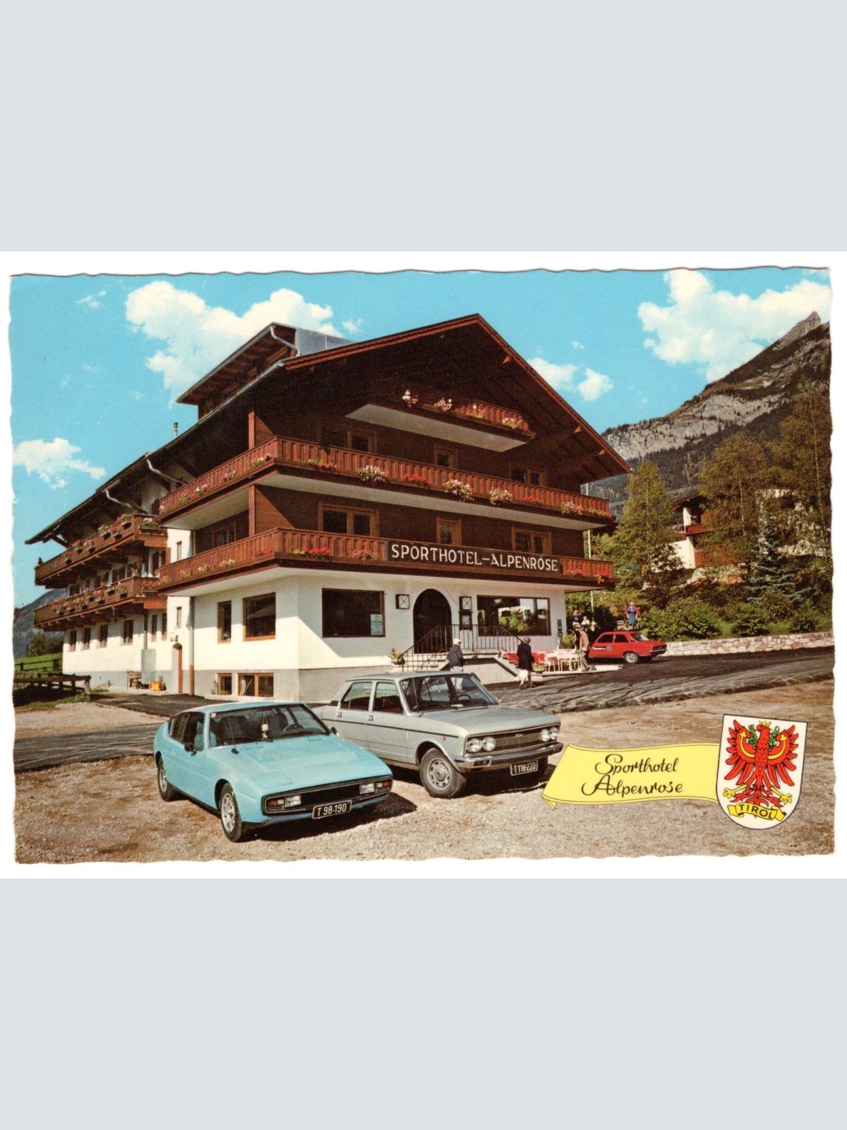 AK, Maurach am Achensee, Hotel Alpenrose, Tirol, Ansichtskarte (S5852)
