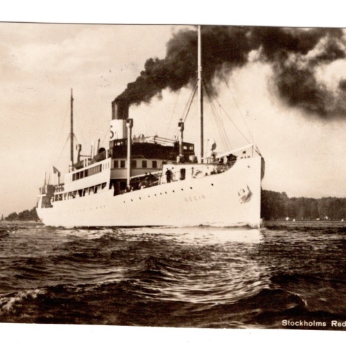 AK, S/S Regin, Stockholms Rederi A-B Svea, Ansichtskarte (S5890)