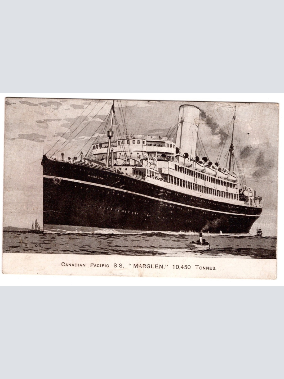 AK, Canadian Pacific S. S. Marglen, Ansichtskarte (S5895)