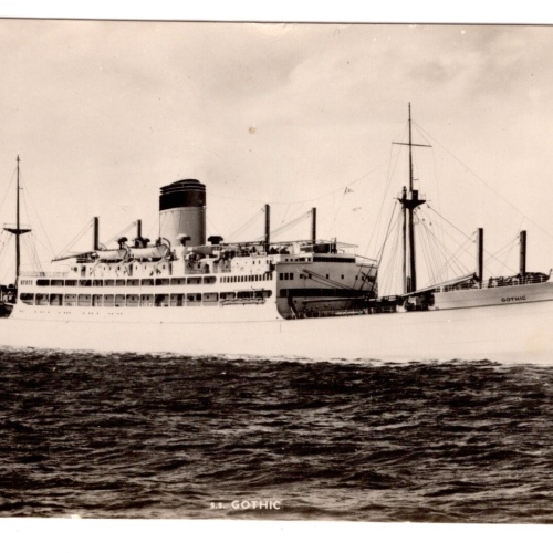 AK, s.s. Gothic, Ansichtskarte (S5899)