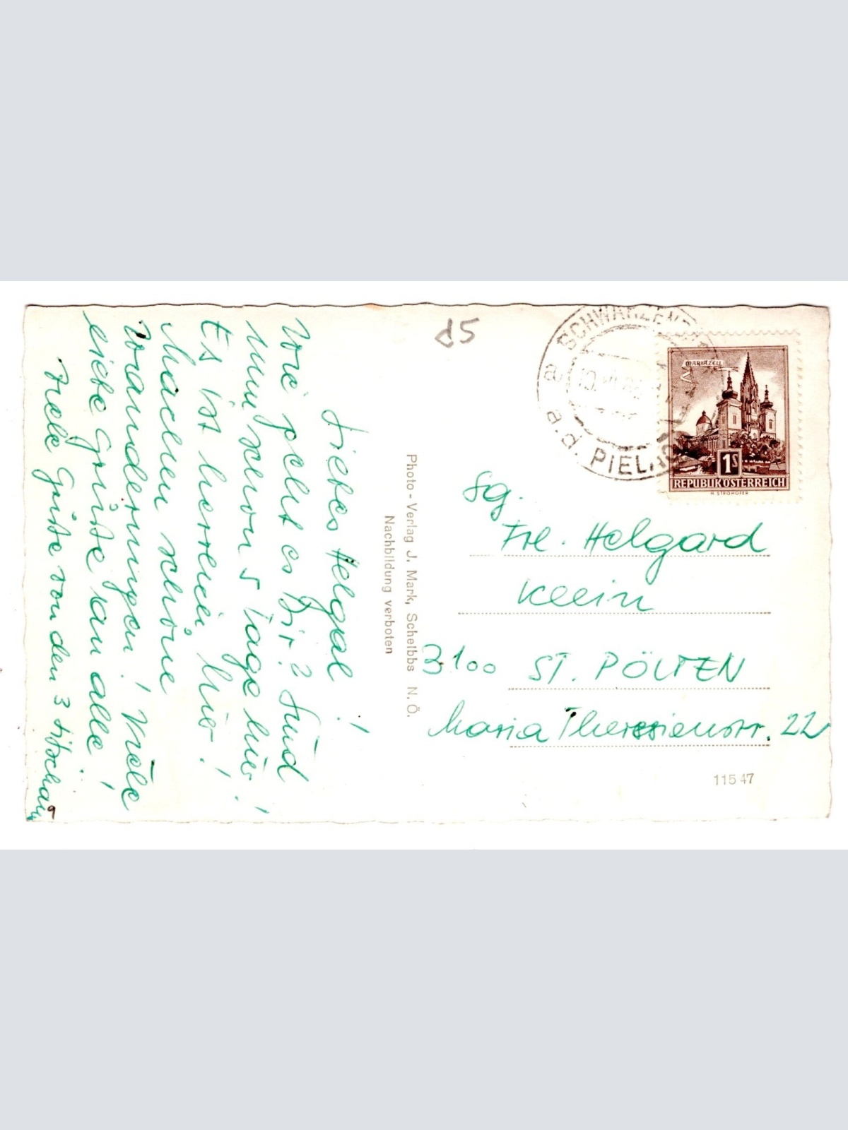 AK, Schwarzenbach an der Pielach, Niederösterreich, Ansichtskarte (S5949)