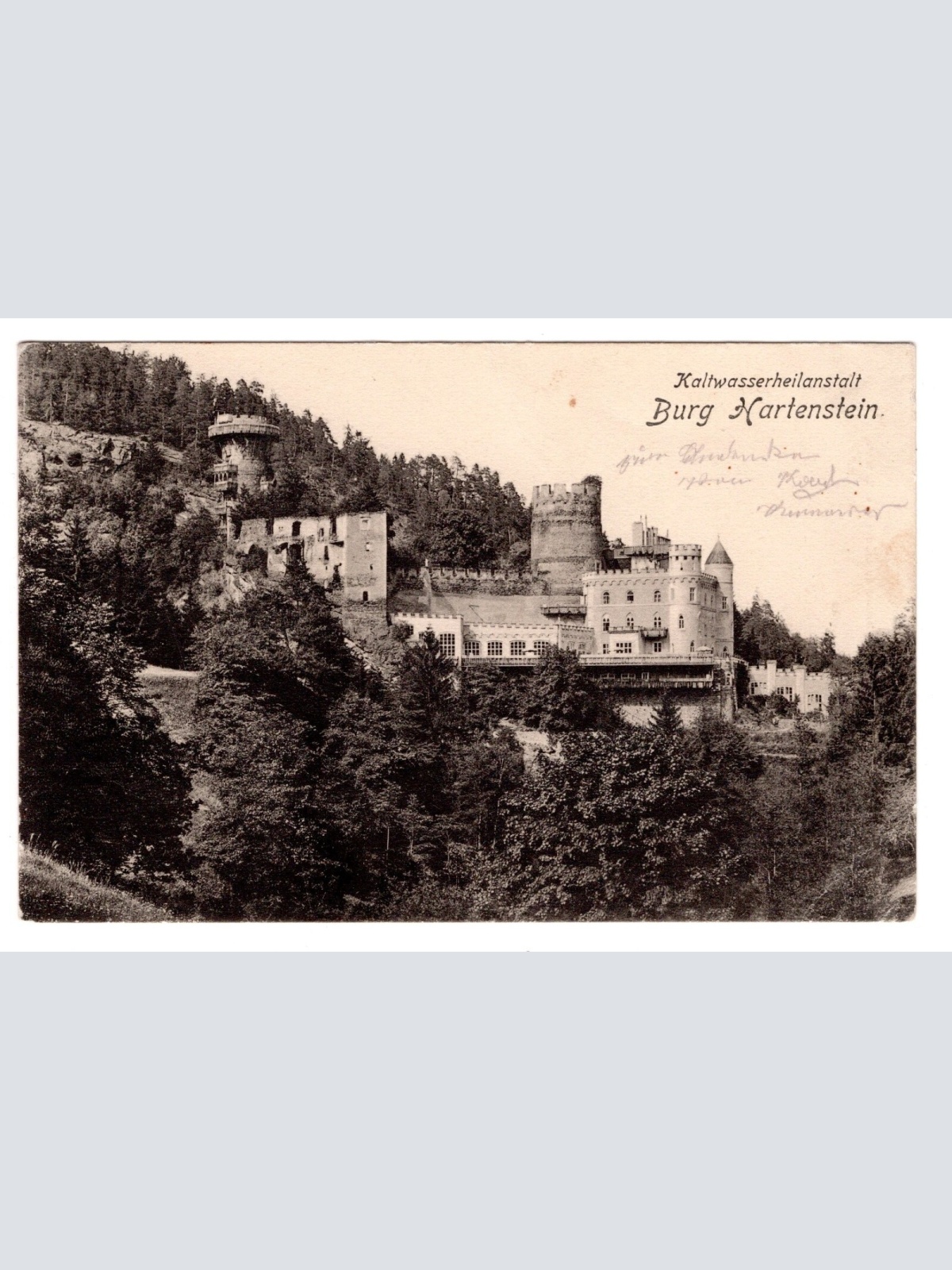 AK, Kaltwasserheilanstalt, Burg, Niederösterreich, Ansichtskarte (S5957)