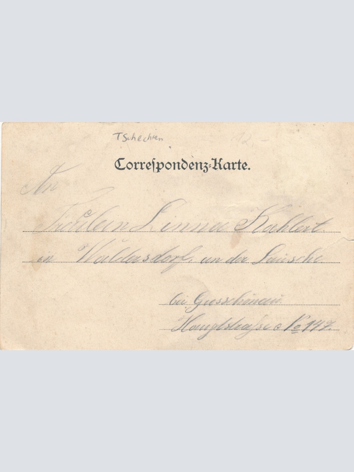 AK gruss aus Warnsdorf in Böhmen Tschechoslowakei Ansichtskarte (14283)