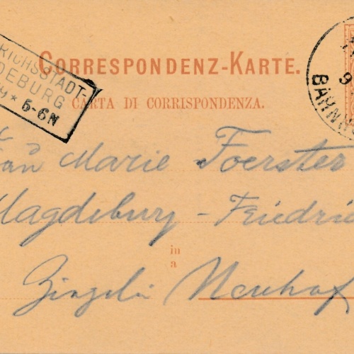 2 Kreuzer Ganzsachen - Karte 1879 aus Innsbruck Bahnhof (14365)