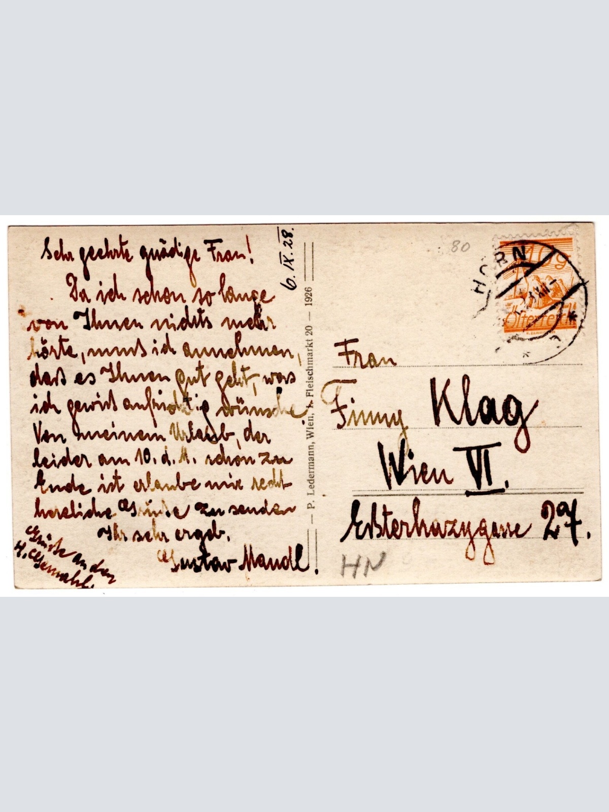 AK, Horn, Niederösterreich, Ansichtskarte (S5990)