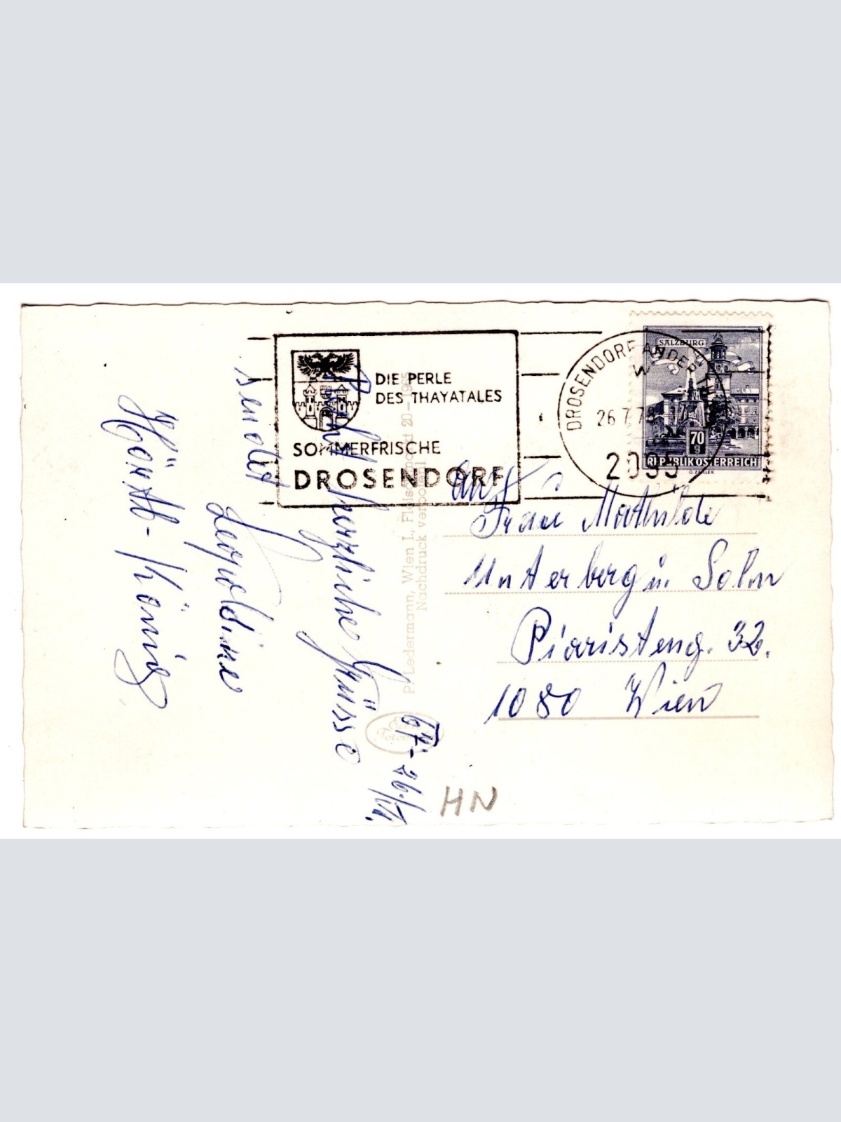 AK, Drosendorf Stadt, Niederösterreich, Ansichtskarte (S5991)