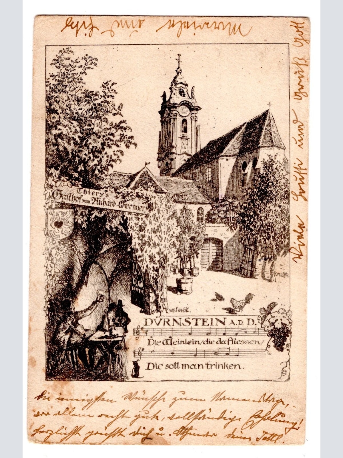 AK, Dürnstein, Niederösterreich, Ansichtskarte (S6001)