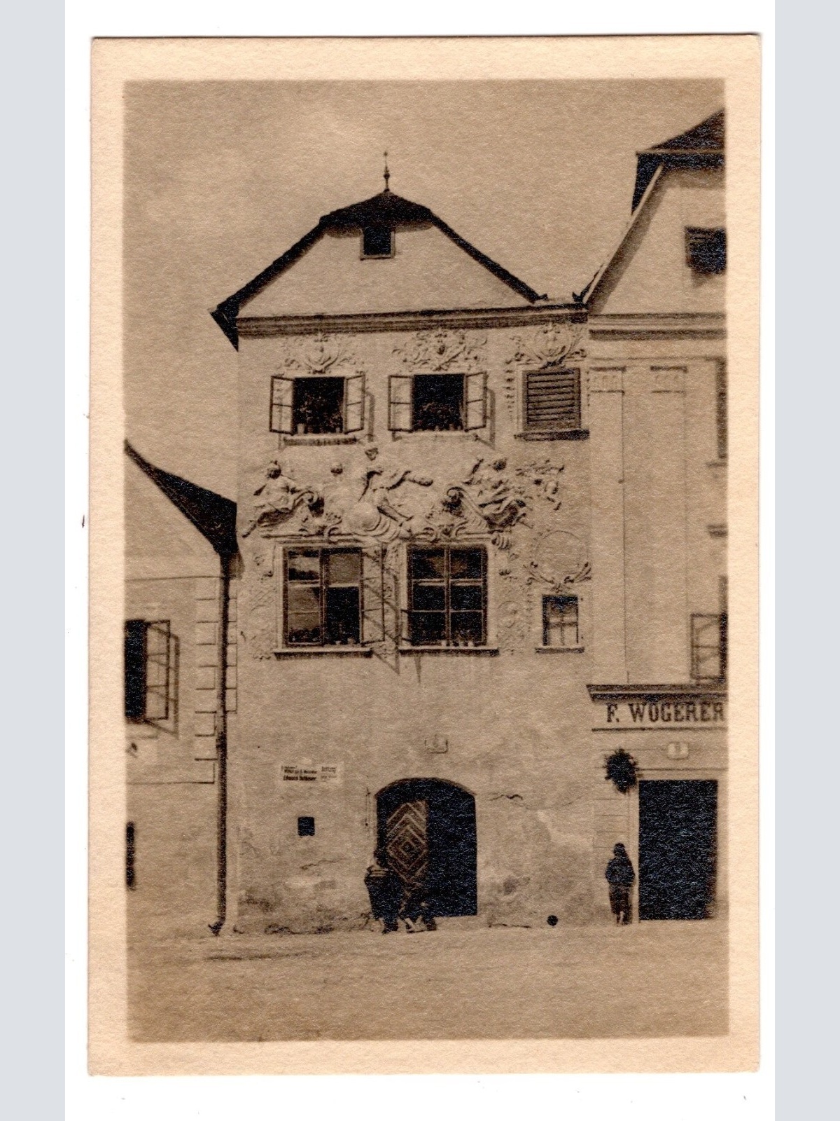 AK, Krems an der Donau, Messner-Haus, Niederösterreich, Ansichtskarte (S6007)