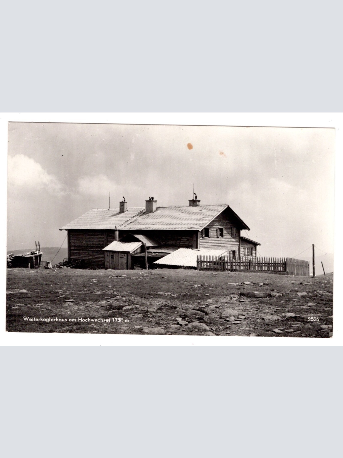 AK, Weiterkoglerhaus am Hochwechsel, Niederösterreich, Ansichtskarte (S6051)