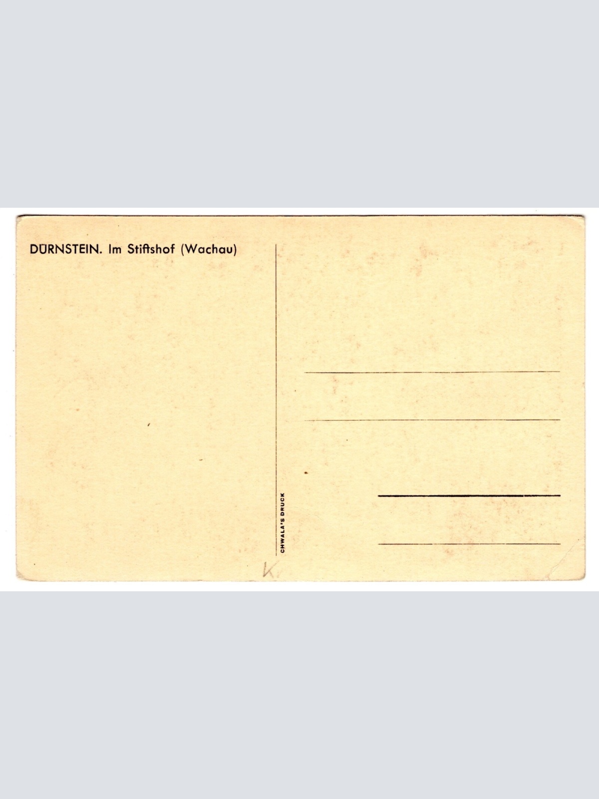 AK, Dürnstein, im Stiftshof, Niederösterreich, Ansichtskarte (S6066)