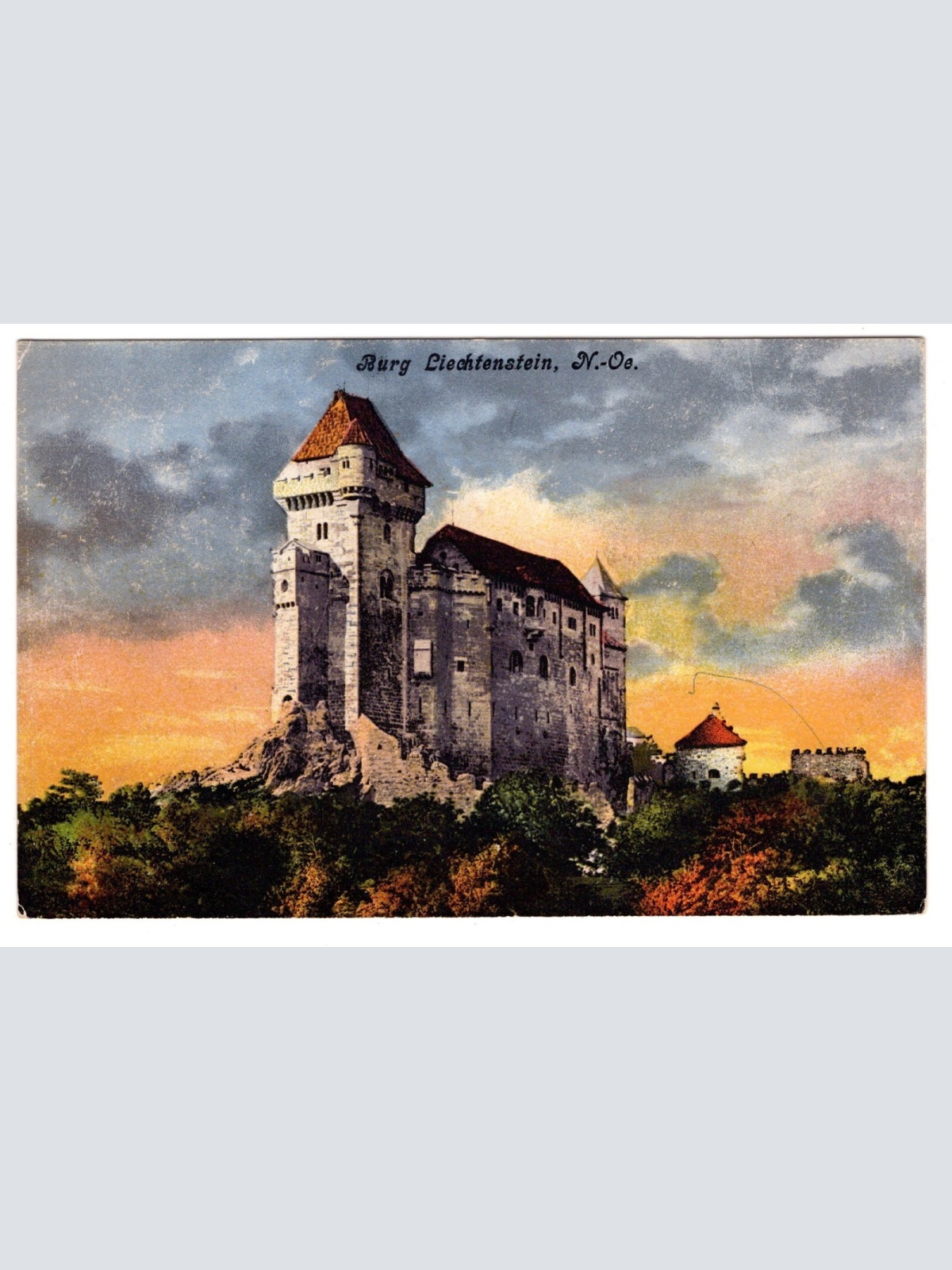 AK, Burg Liechtenstein, Niederösterreich, Ansichtskarte (S6079)