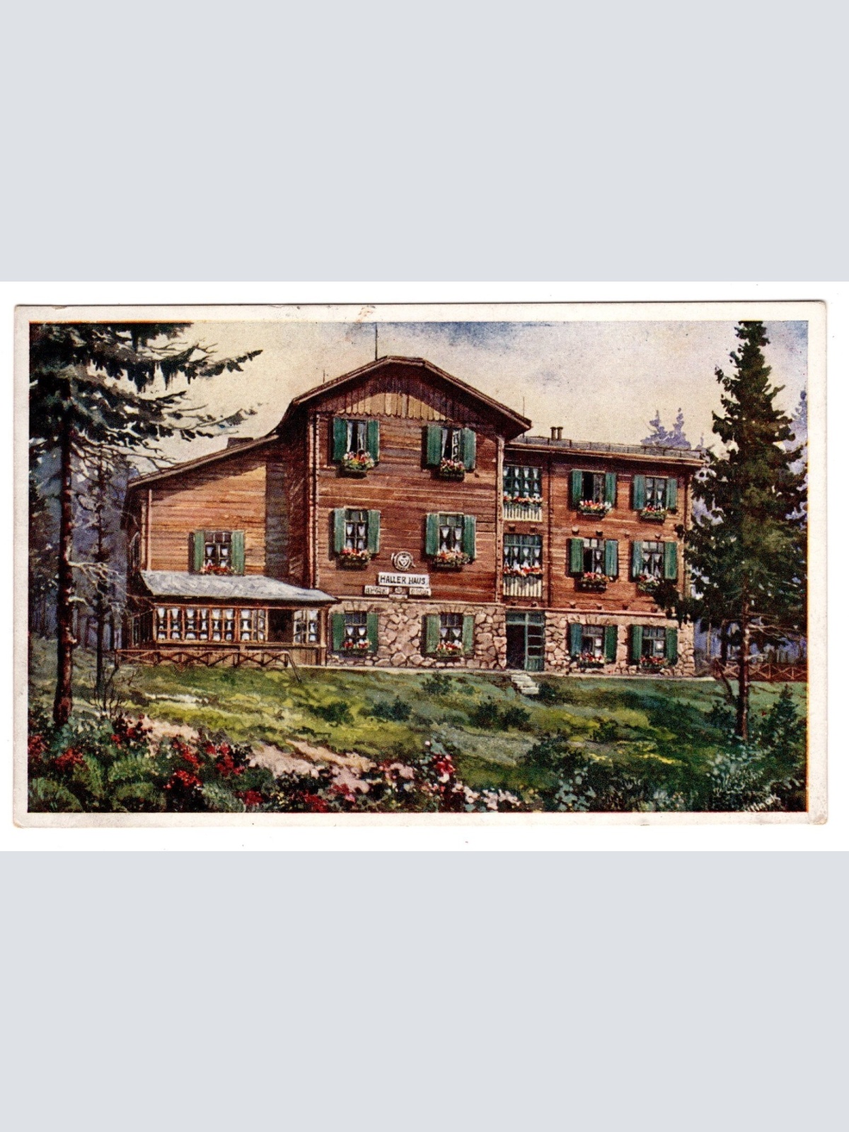 AK, Hallerhaus am Wechsel, Niederösterreich, Ansichtskarte (S6111)