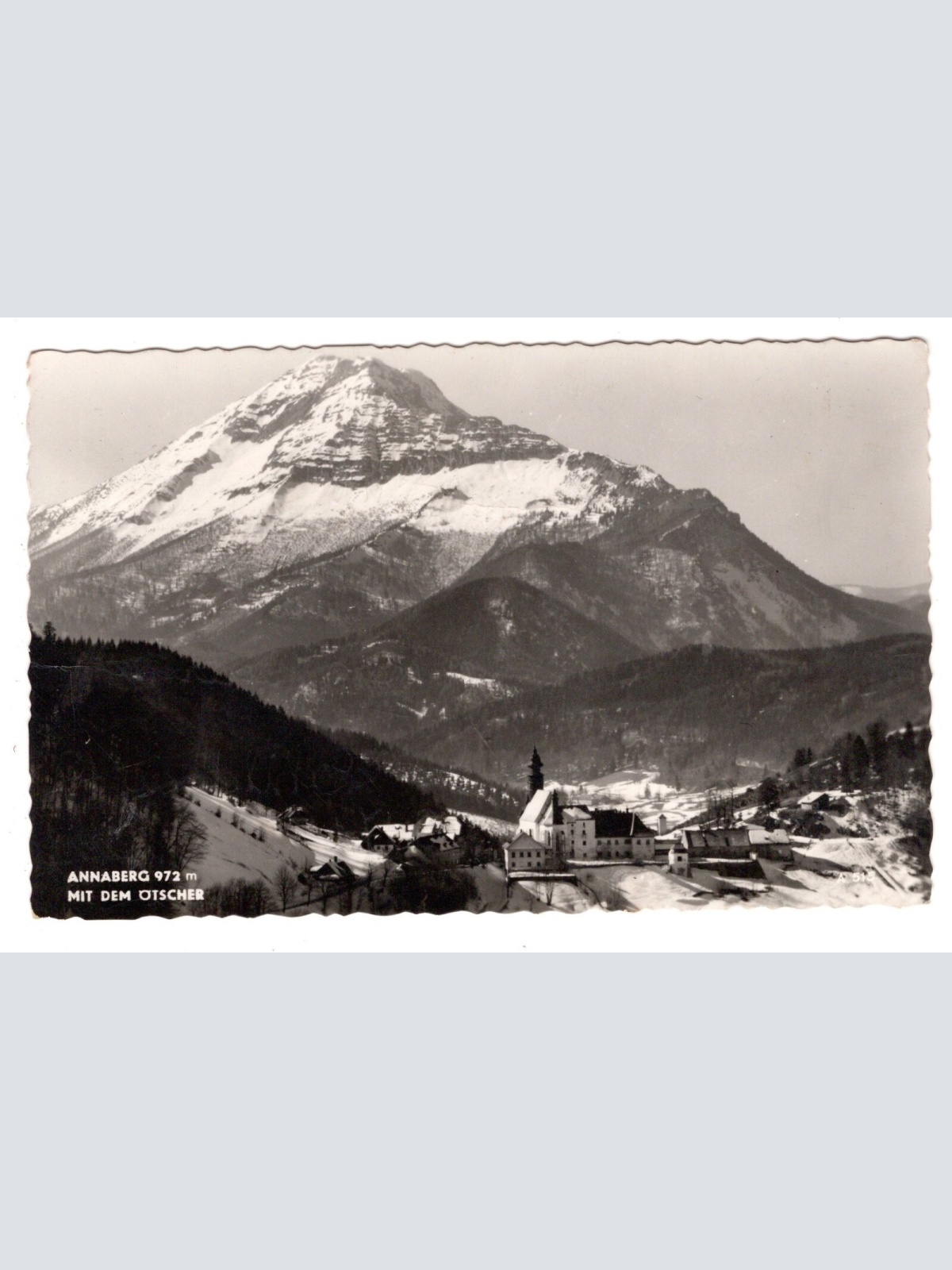 AK, Annaberg mit dem Ötscher, Niederösterreich, Ansichtskarte (S6138)