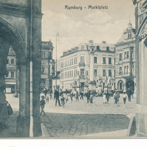 AK aus Rumburg Marktplatz Tschechoslowakei Ansichtskarte (14314)