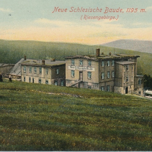AK Neue Schlesische Baude Tschechoslowakei Ansichtskarte (14312)