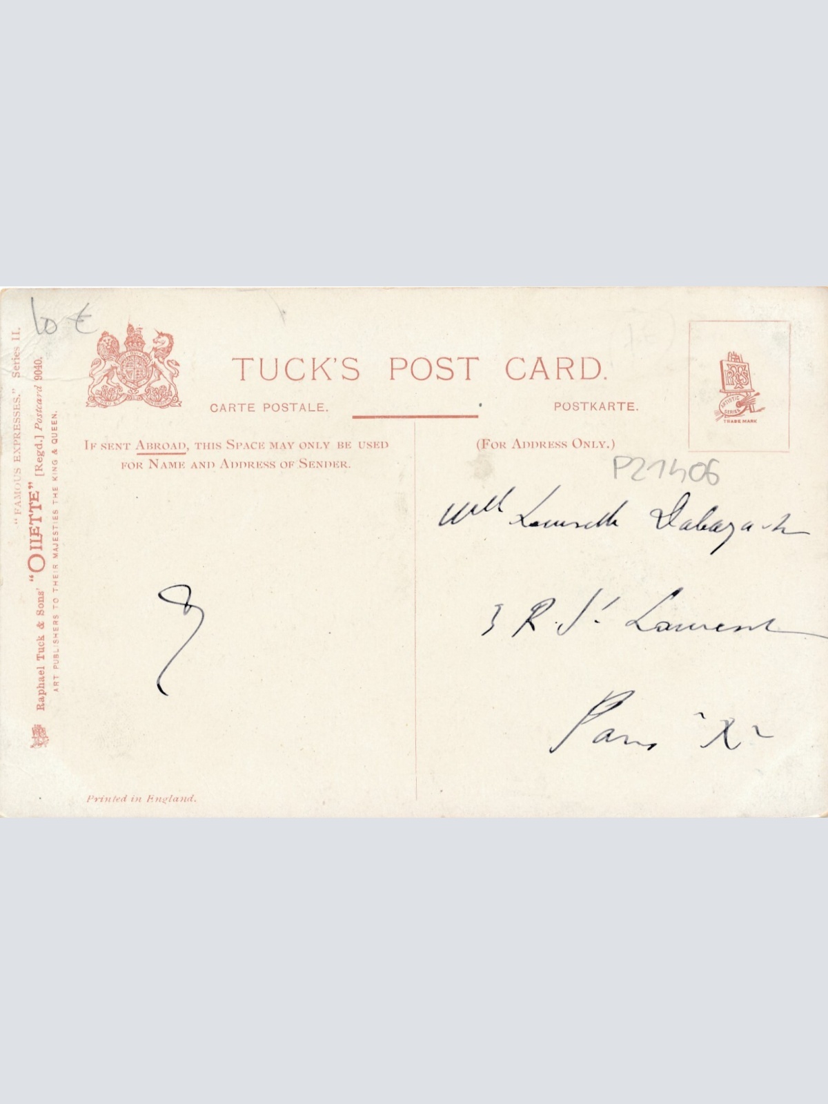 AK Eisenbahn - Zug Scotch Express North Eastern RLY Ansichtskarte (14301)