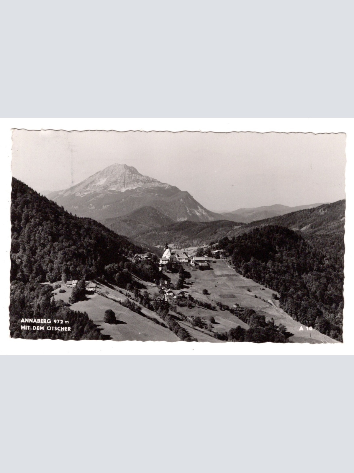 AK, Annaberg mit dem Ötscher, Niederösterreich, Ansichtskarte (S6145)