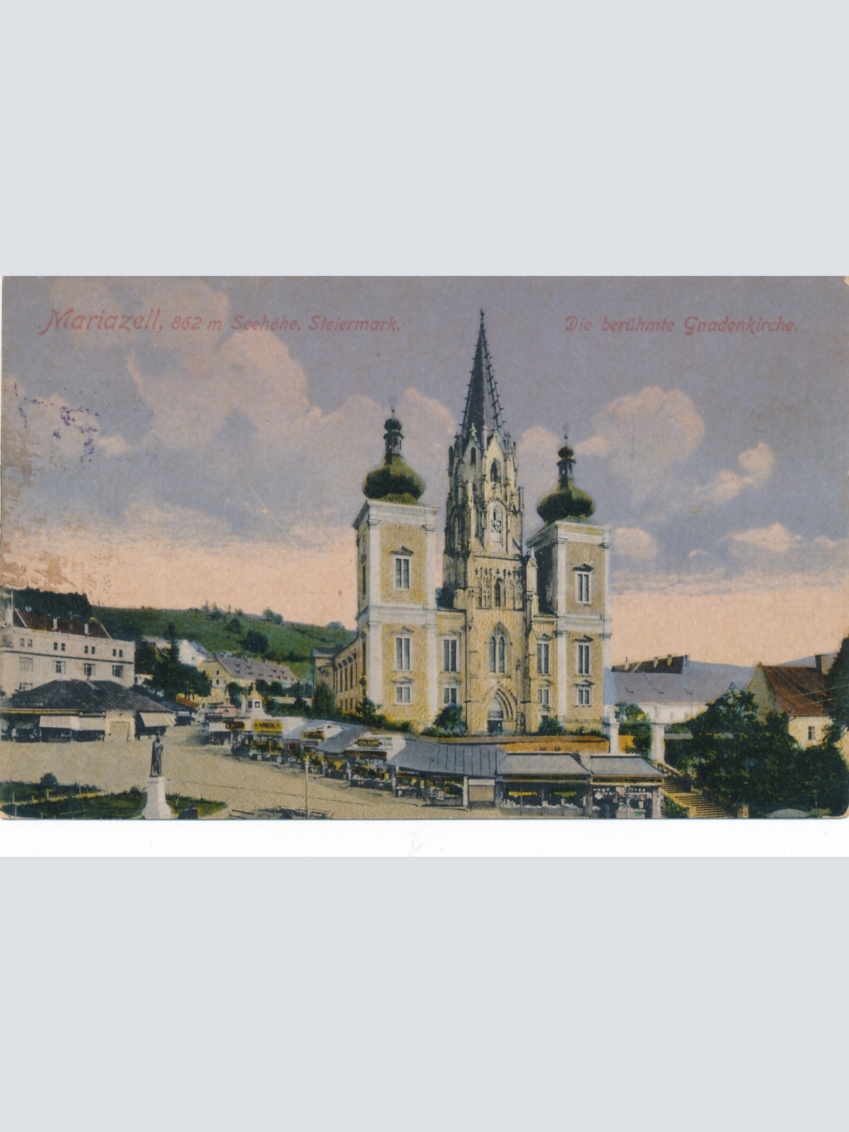 AK aus Mariazell die berühmte Gnadenkirche Steiermark Ansichtskarte (14418)