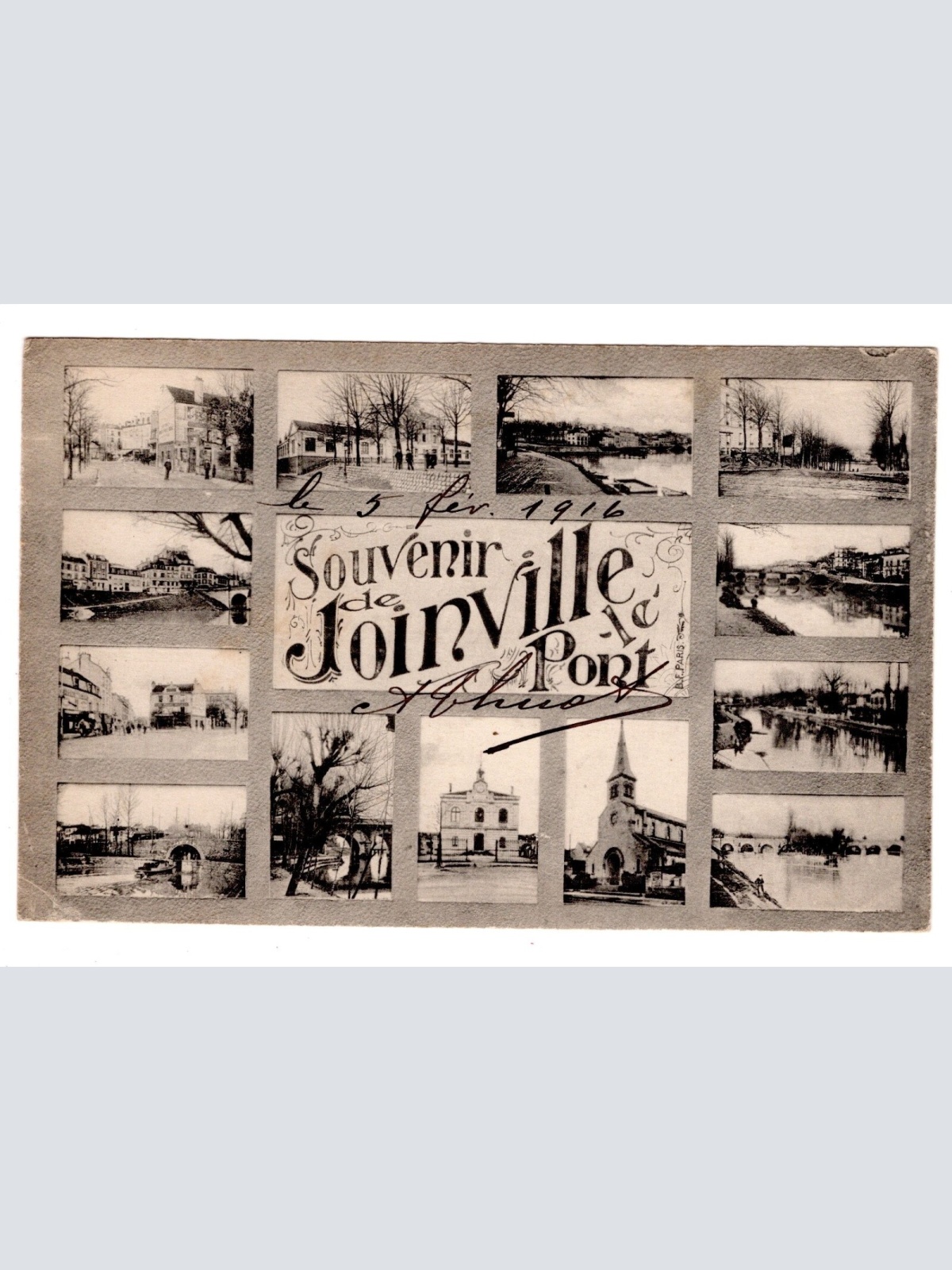 AK, Souvenir de Joinville-le-Pont, Frankreich, Ansichtskarte (S6189)