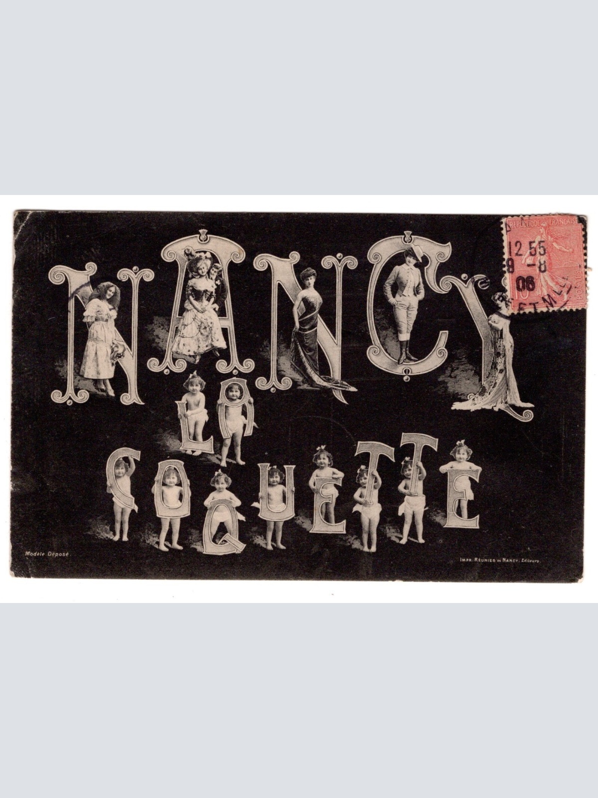 AK, Nancy la Coquette, Frankreich, Ansichtskarte (S6207)