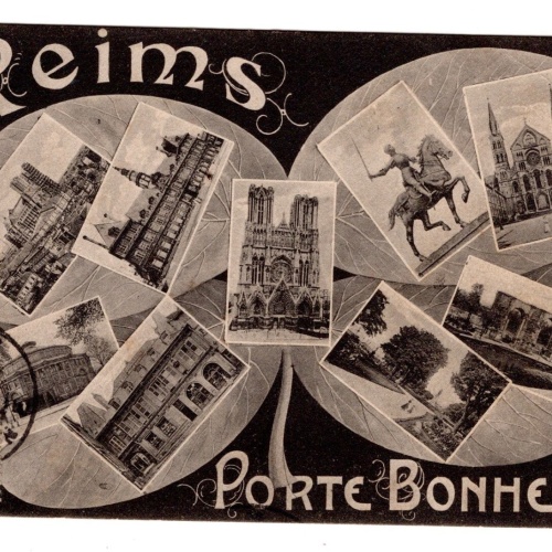 AK, Reims, Porte Bonheur, Frankreich, Ansichtskarte (S6208)