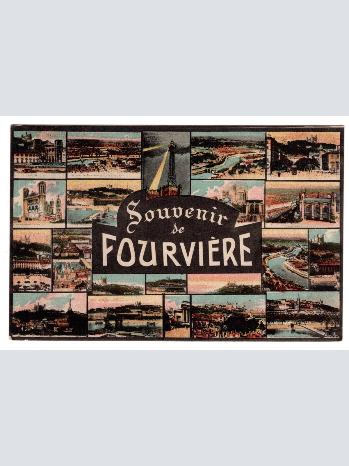 AK, Souvenir de Fourviere, Frankreich, Ansichtskarte (S6209)