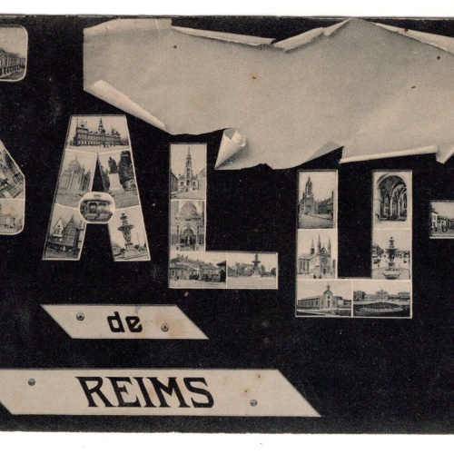 AK, Salut de Reims, Frankreich, Ansichtskarte (S6221)