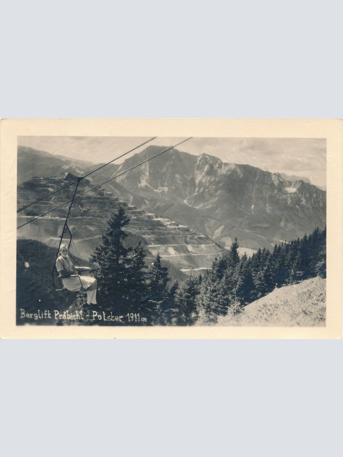 AK aus Prabichl Berglift Steiermark Ansichtskarte (14481)