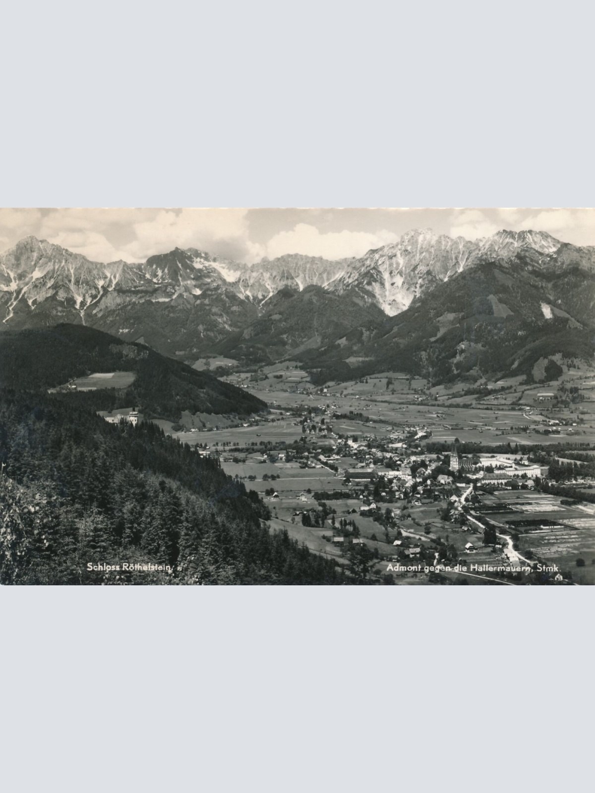 AK aus Admont geg Hallermauern Steiermark Ansichtskarte (14508)