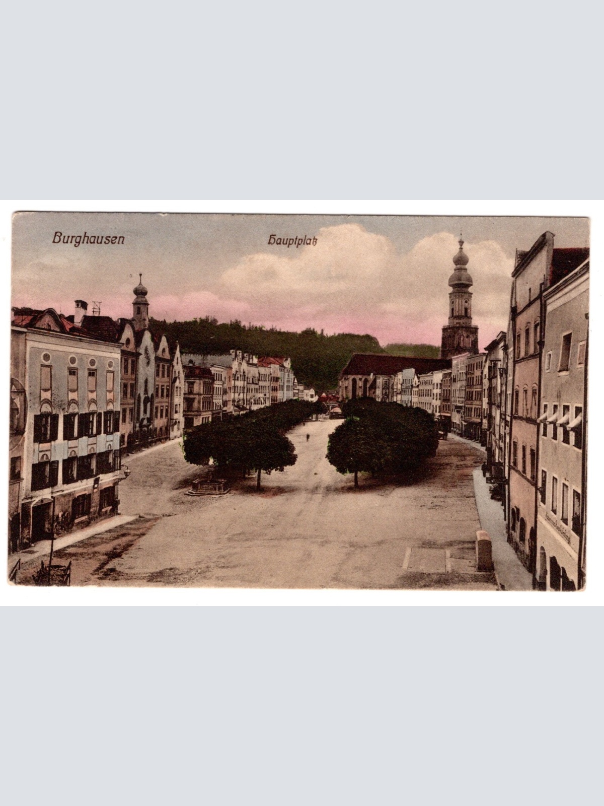 AK, Burghausen, Bayern, Hauptplatz, Ansichtskarte (S6273)