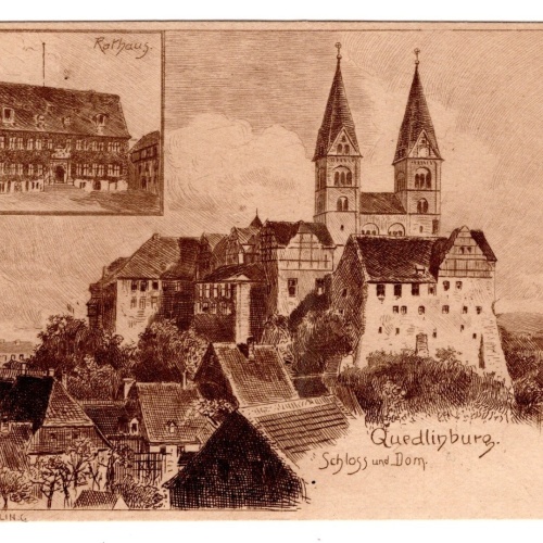AK, Quedlinburg, Sachsen-Anhalt, Ansichtskarte (S6274)