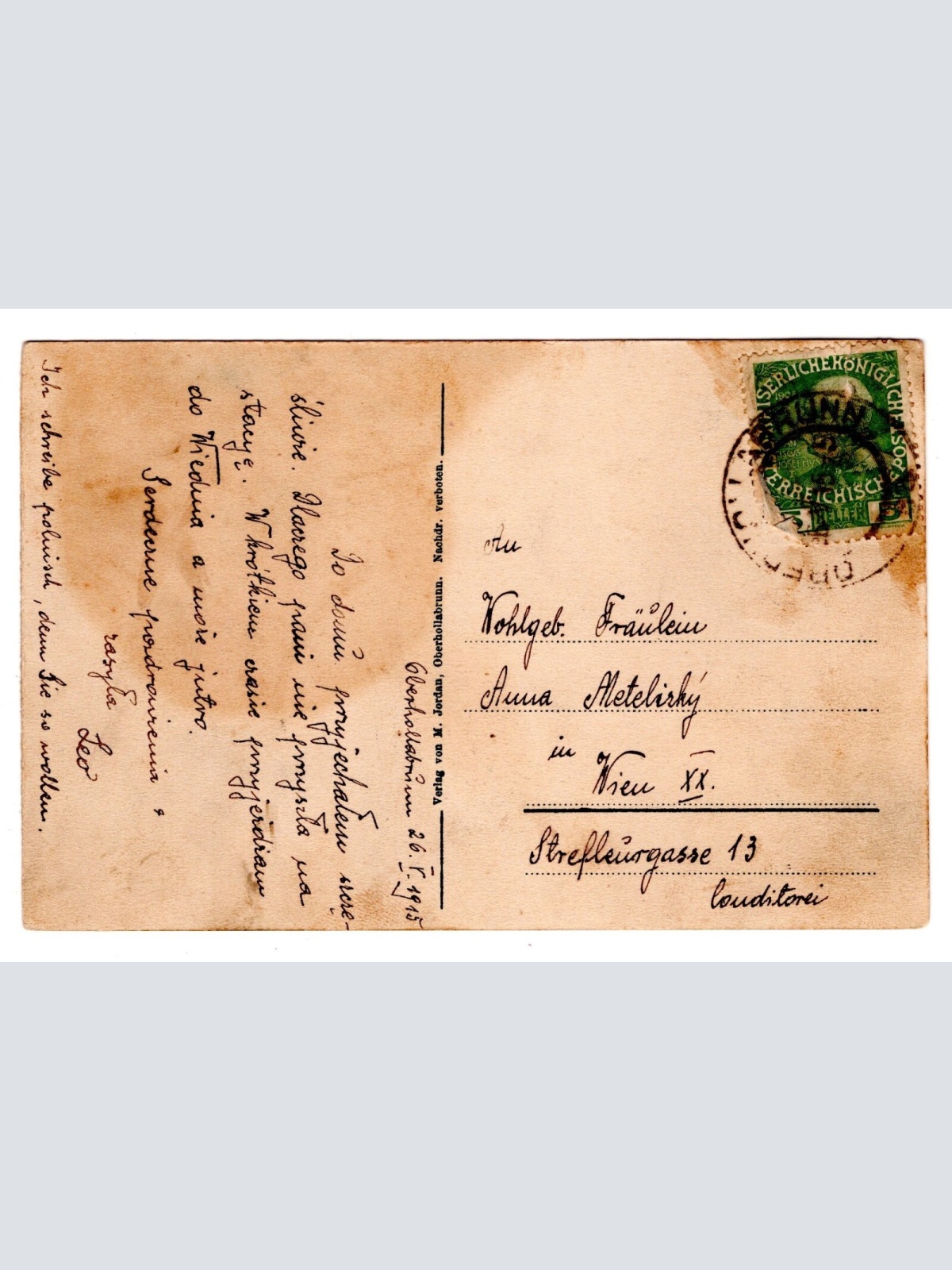 AK, Oberhollabrunn, Niederösterreich, Ansichtskarte (S6275)