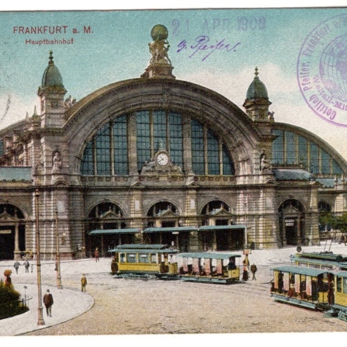 AK, Frankfurt am Main, Hessen, Hauptbahnhof, Ansichtskarte (S6293)