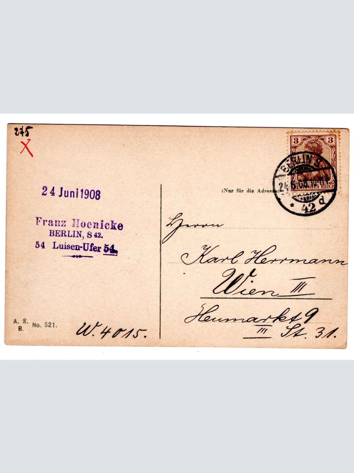 AK, Berlin, Unter den Linden mit Zeughaus, Ansichtskarte (S6302)