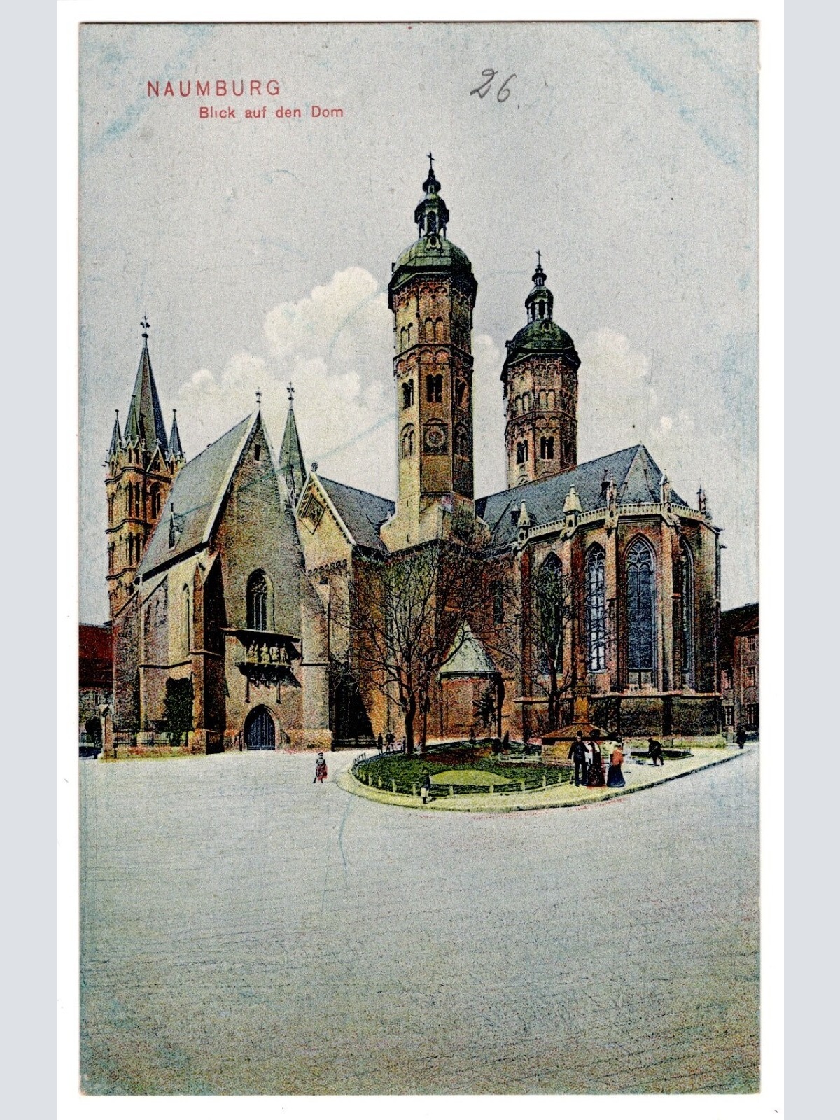 AK, Naumburg, Blick auf den Dom, Sachsen-Anhalt, Ansichtskarte (S6305)