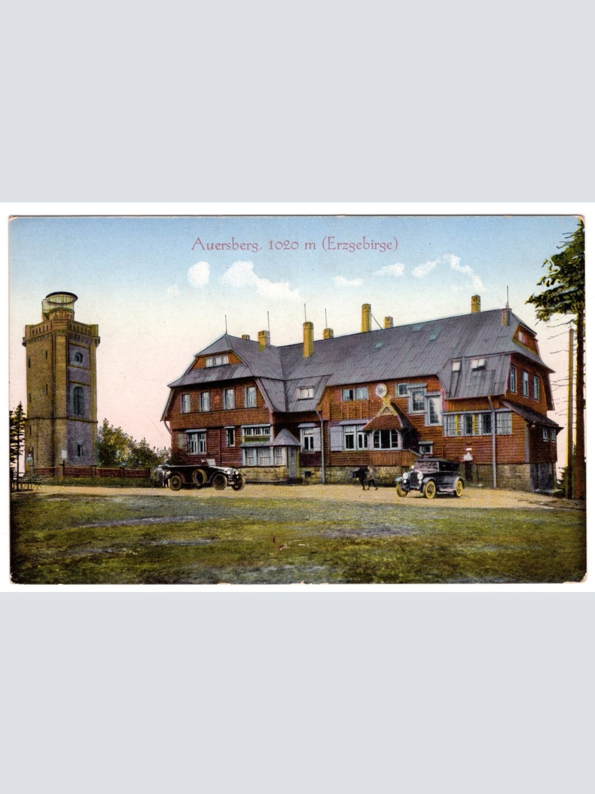 AK, Unterkunftshaus Auersberg, Sachsen, Ansichtskarte (S6327)